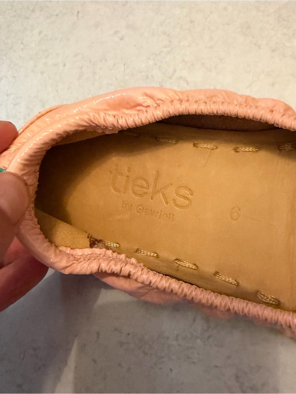 Tieks pink patent leather flats - Picture 2 of 4